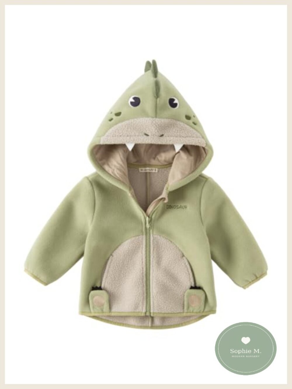 Toddler Hooded Polar Fleece Jacket Animal Shaped Winter Coat